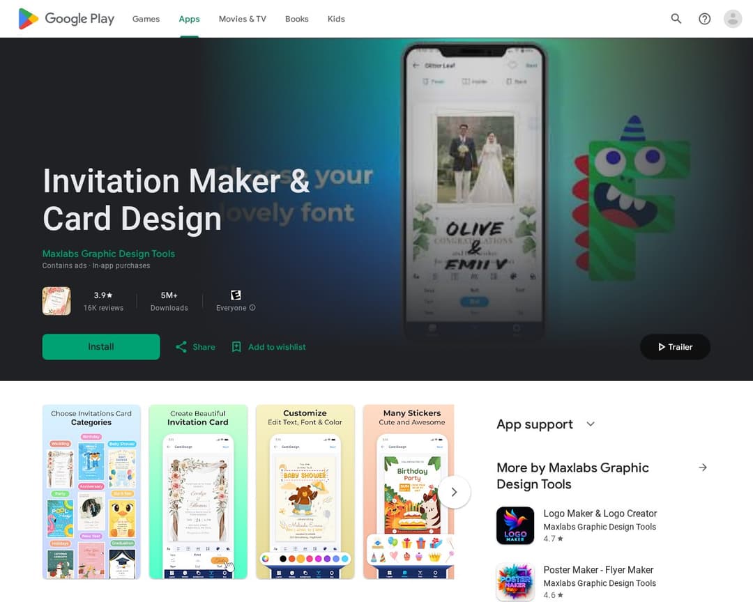 Invitation Maker & Card Design