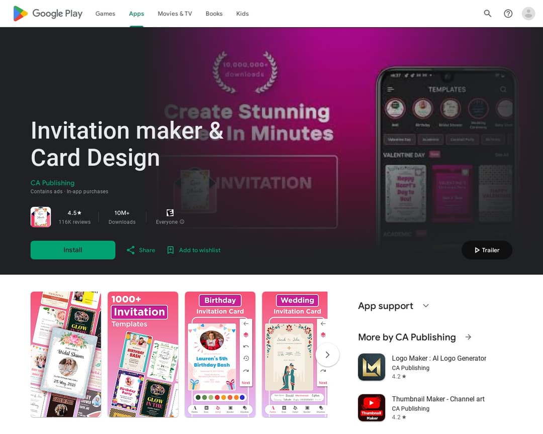 Invitation Card Maker & Design