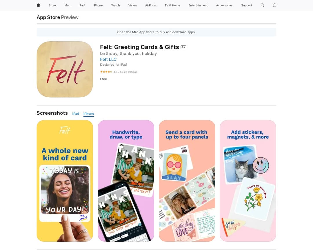 Felt: Greeting Cards & Gifts
