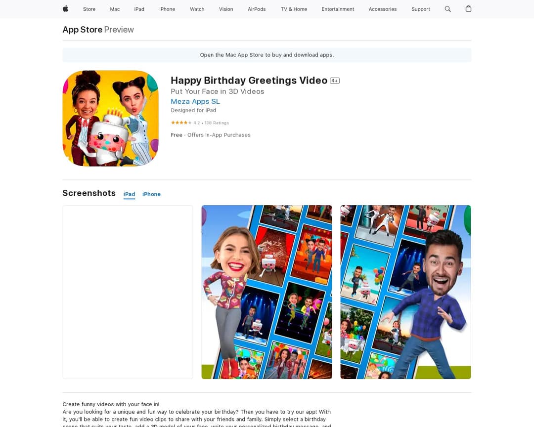 Happy Birthday Greetings Video