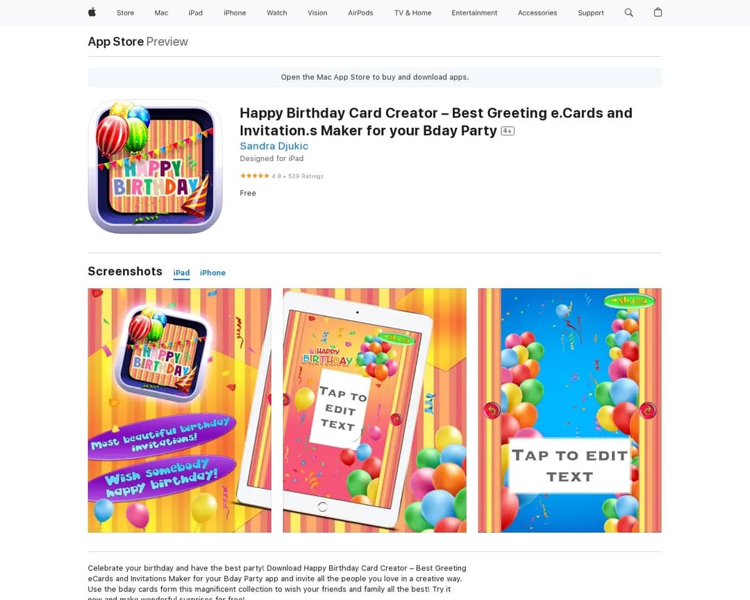 Happy Birthday Card Creator