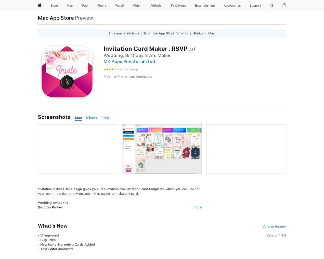 Invitation Card Maker . RSVP