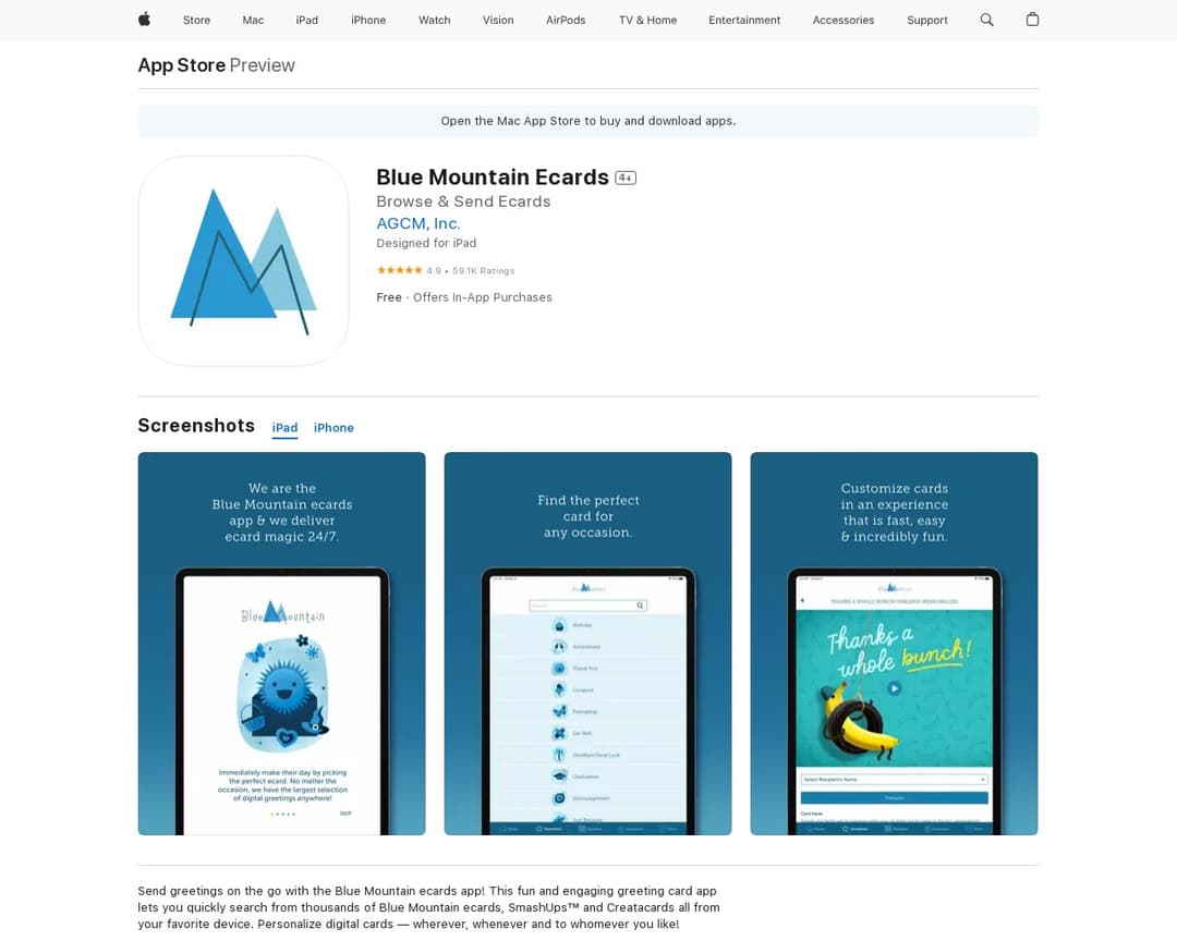 Blue Mountain Ecards