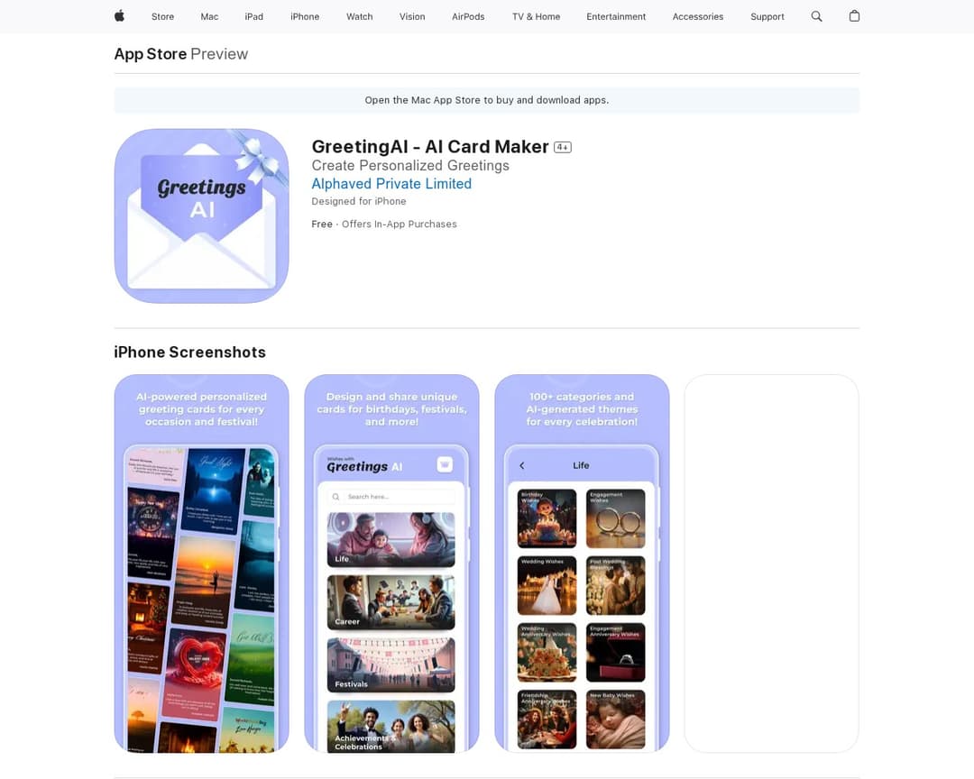 GreetingAI - AI Card Maker