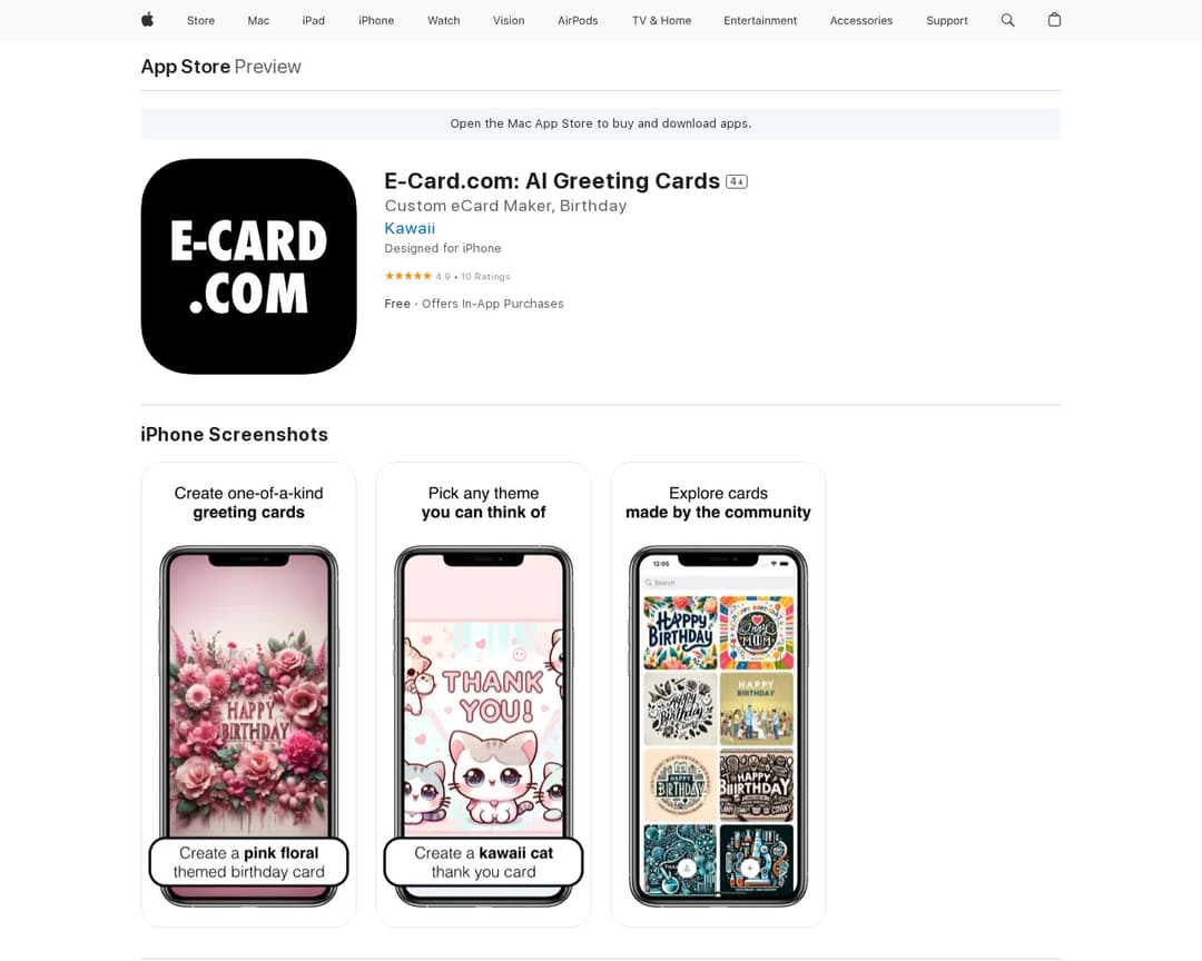 E-Card.com: AI Greeting Cards
