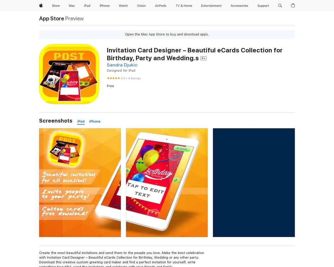 Invitation Card Designer – Beautiful eCards Collection for Birthday, Party and Wedding.s