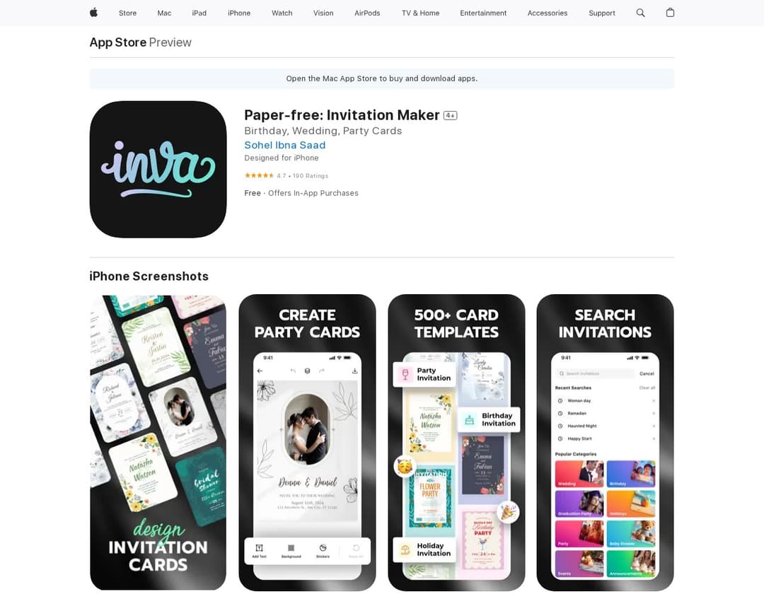 Invitation Maker - Invites