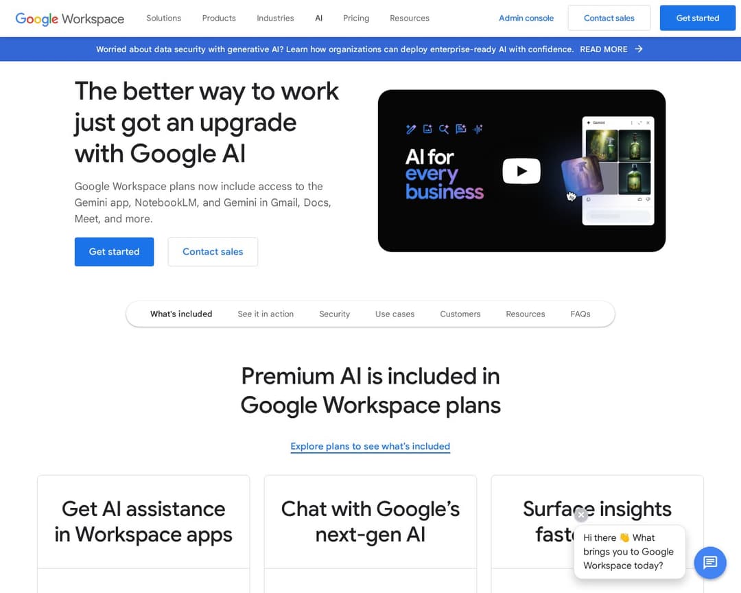 Google Duet AI (now Gemini for Google Workspace)