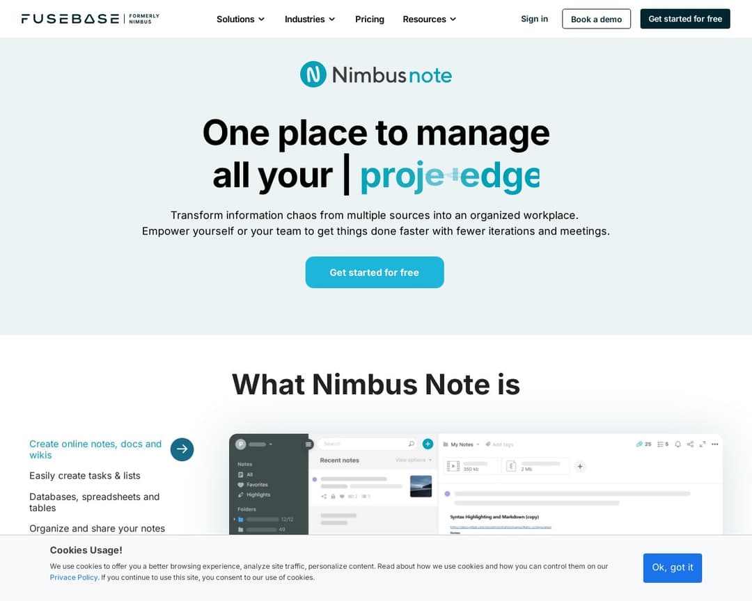 Nimbus Note