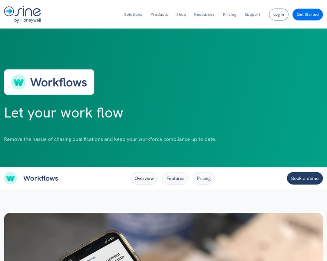 Sine Workflows Induction and form automation