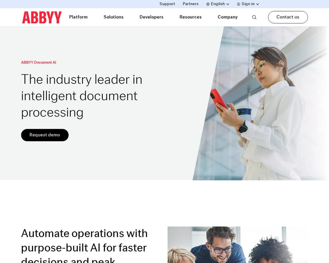 ABBYY Intelligent Document Processing