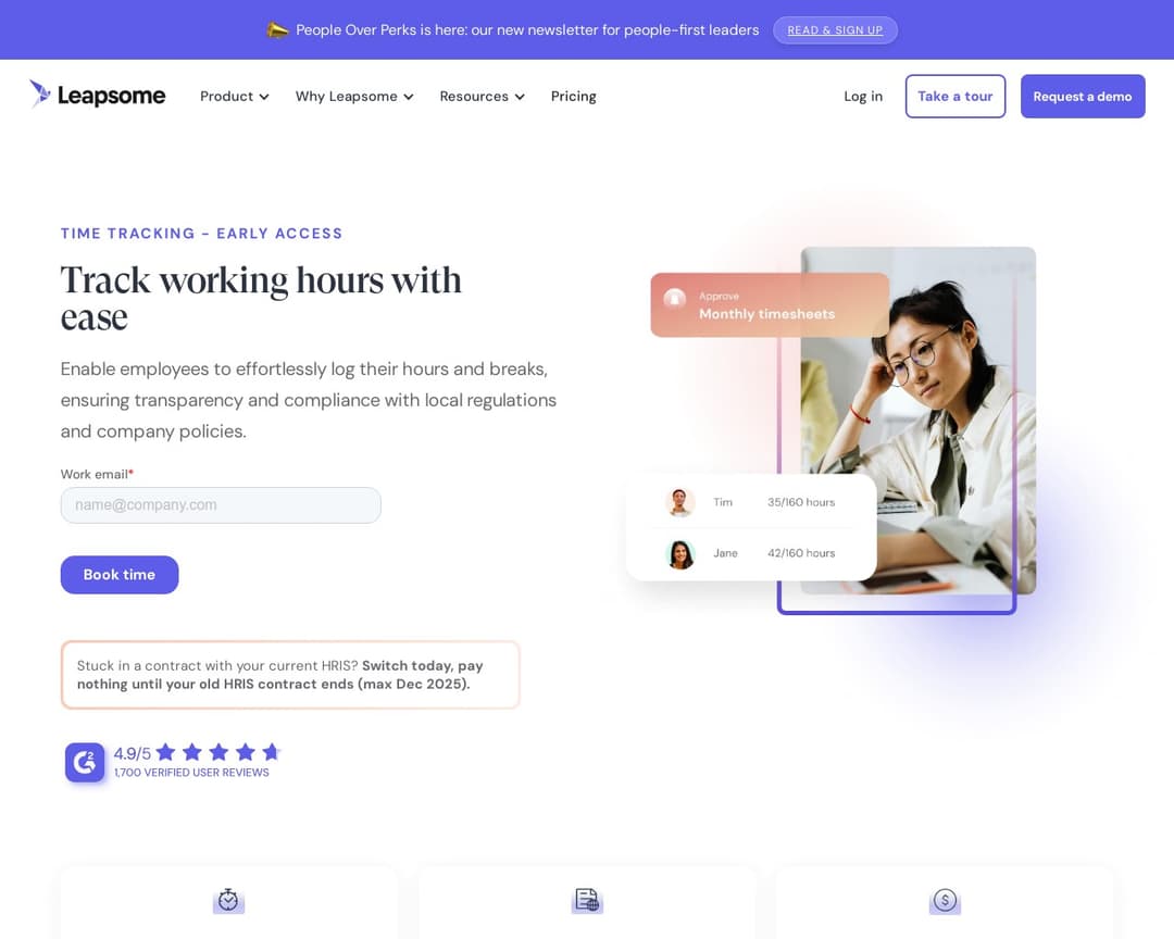 Leapsome Time Tracking