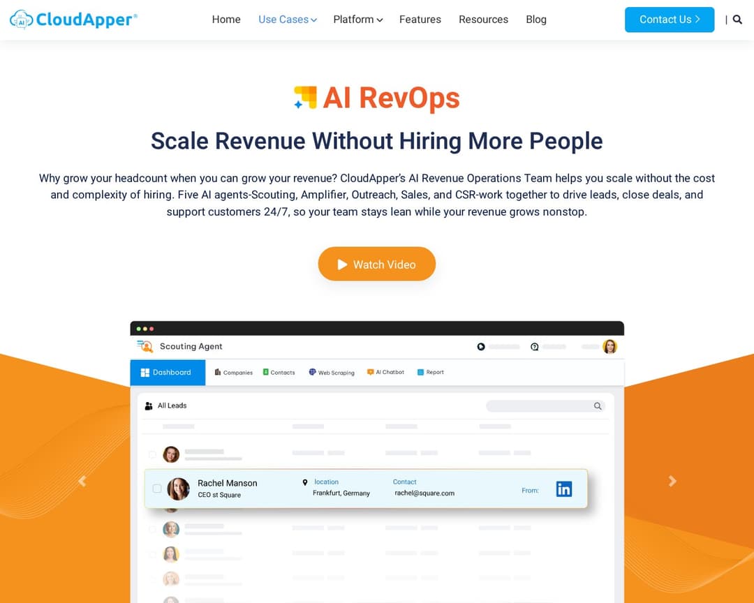 CloudApper AI RevOps