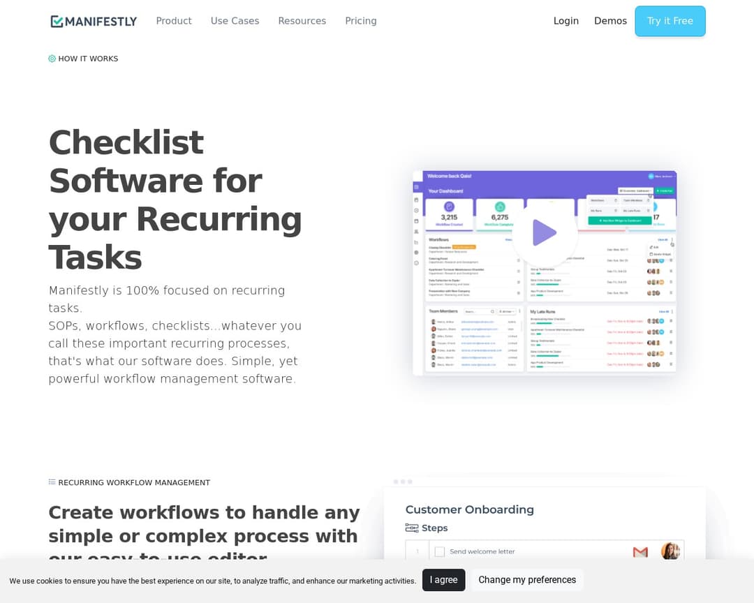 Manifestly Checklists