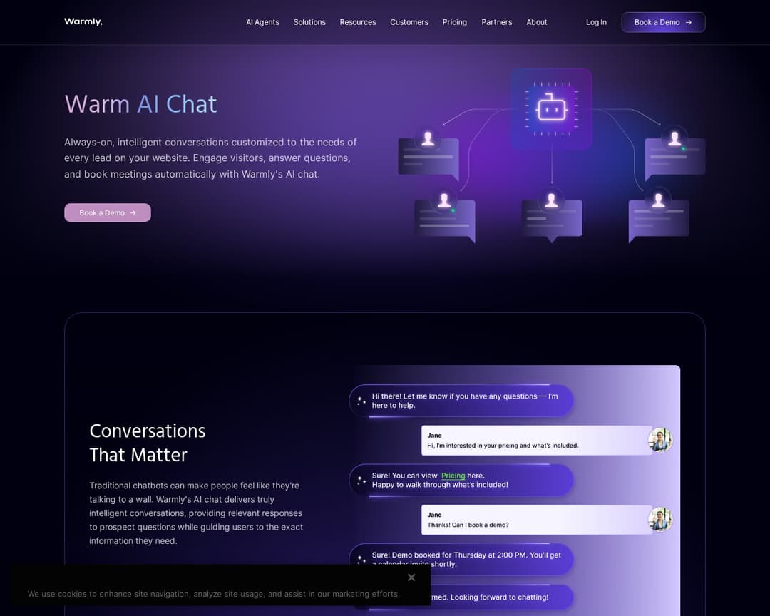 Warmly AI Chat
