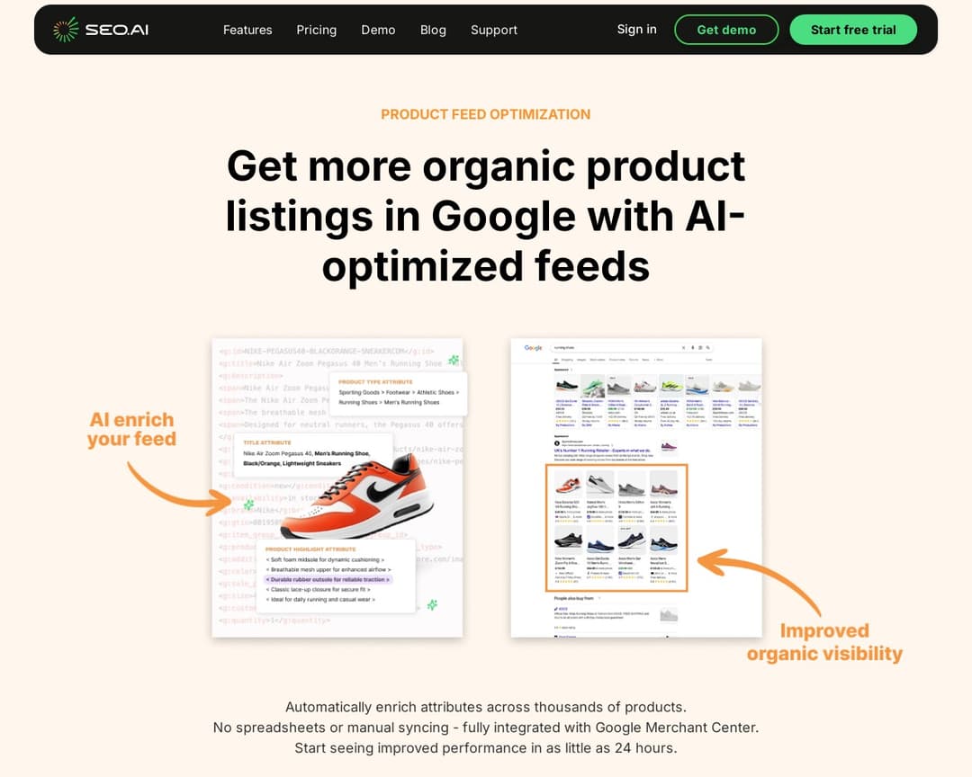 Product Feed Optimization by AI