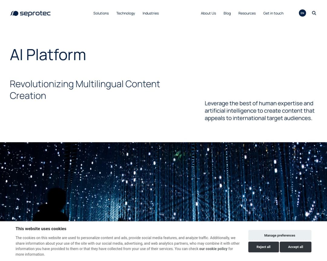 Seprotec AI Platform