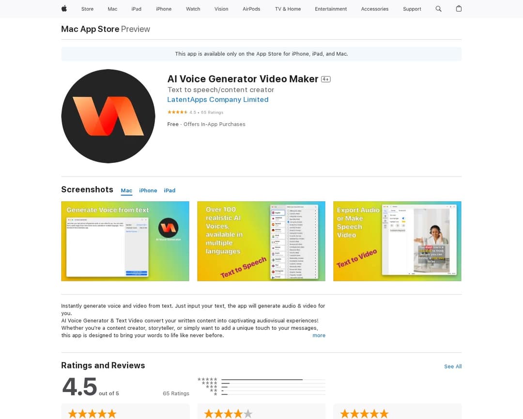AI Voice Generator Video Maker