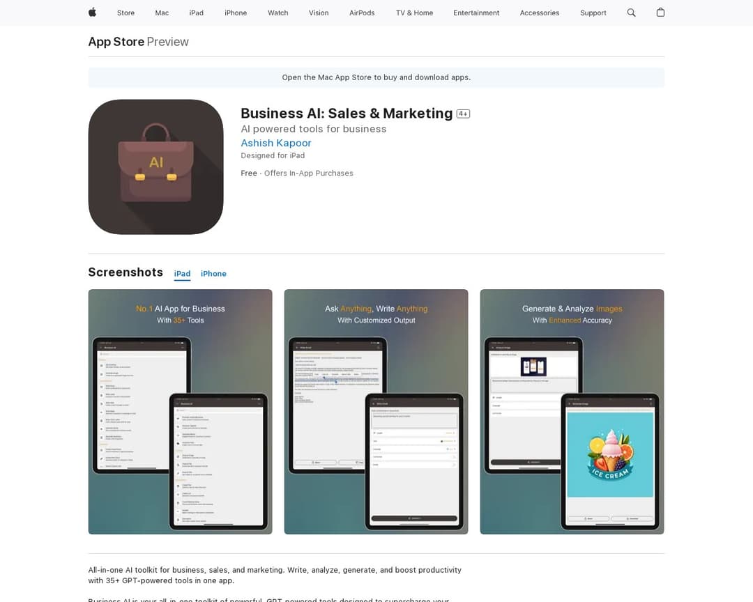 Business AI: Sales & Marketing