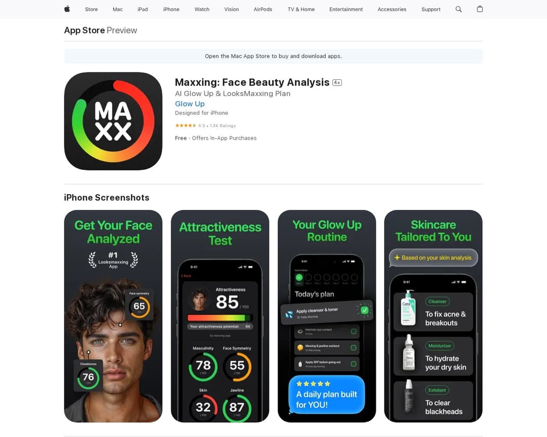 Maxxing: Face Beauty Analysis