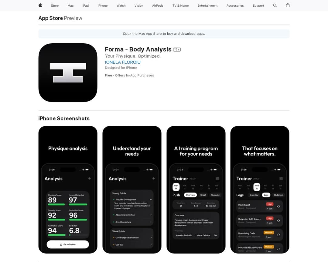 Forma - Body Analysis