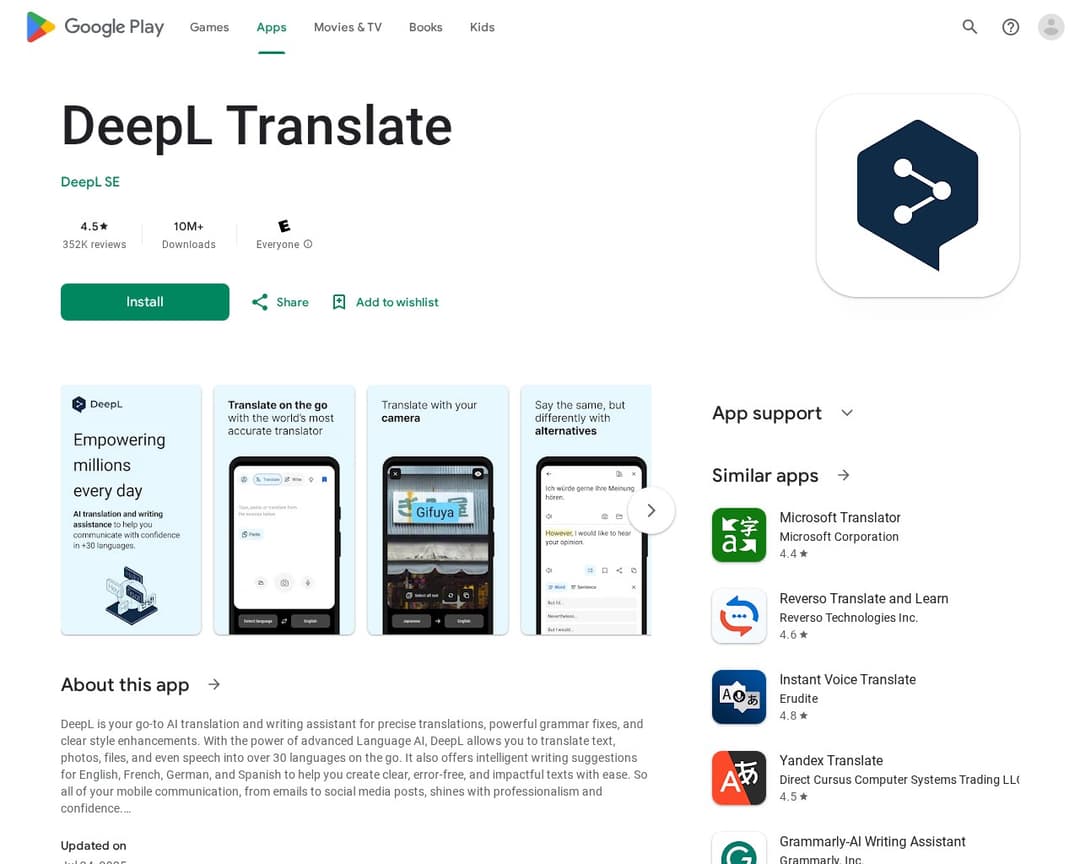 DeepL Translate