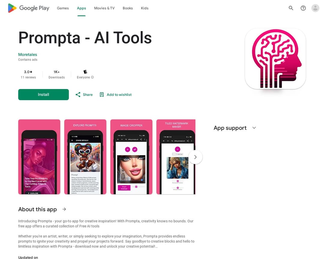 Prompta - AI Tools
