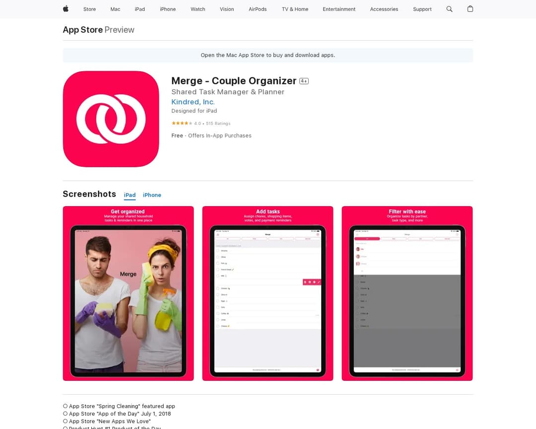 Merge - Couple Organizer