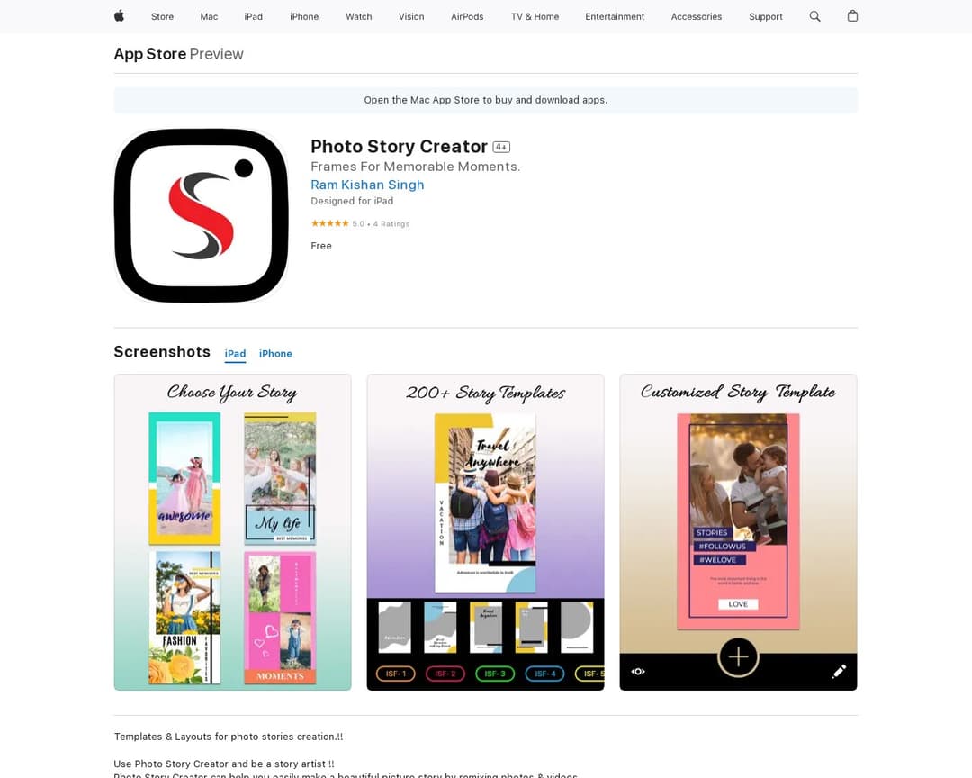 Photo Story Creator