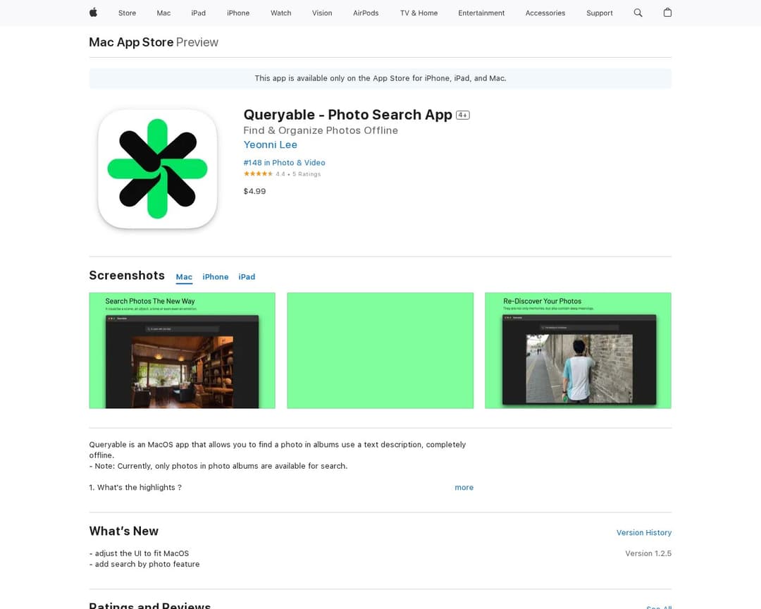 Queryable - Photo Search App
