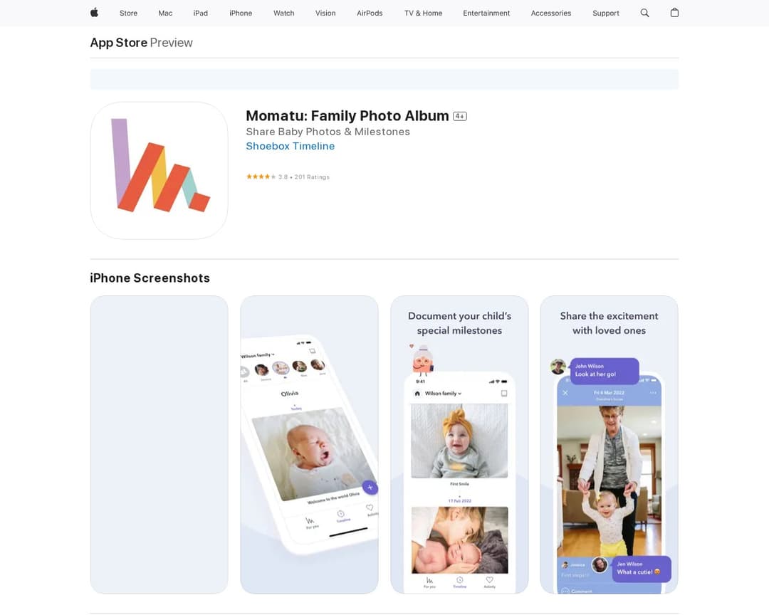 Momatu: Family Photo Album