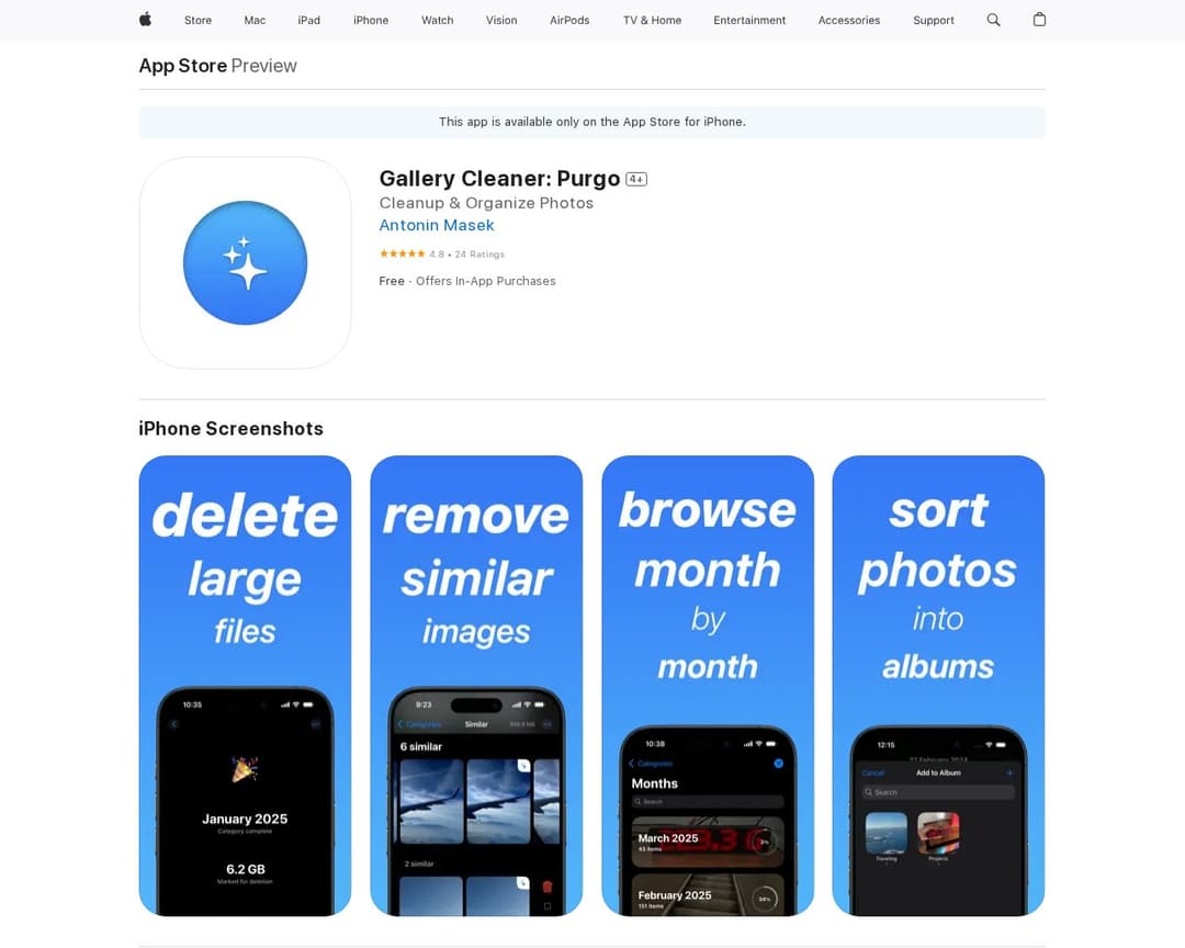Photo Cleaner: Purgo