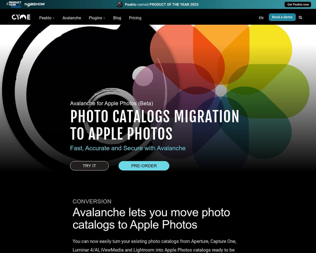 Avalanche for Apple Photos