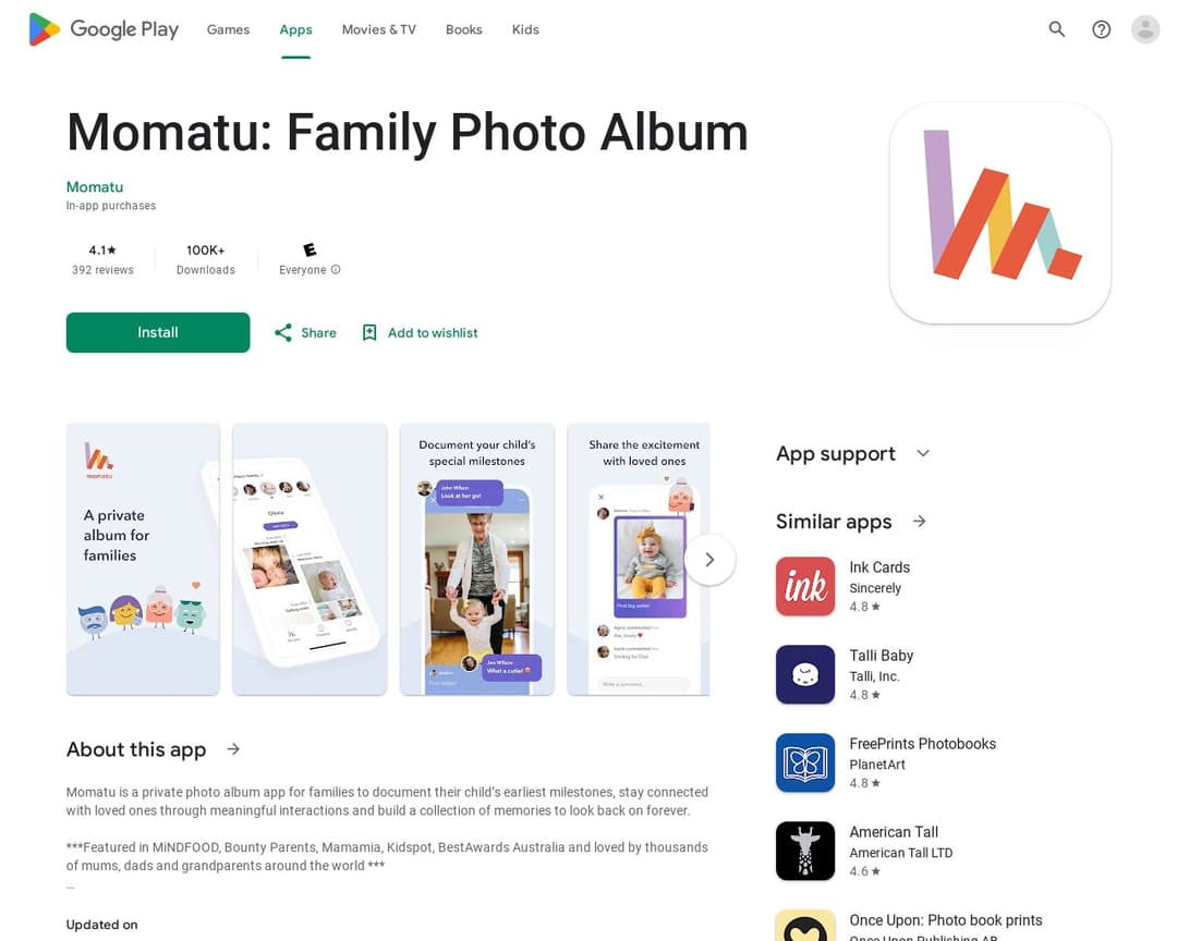 Momatu: Family Photo Album