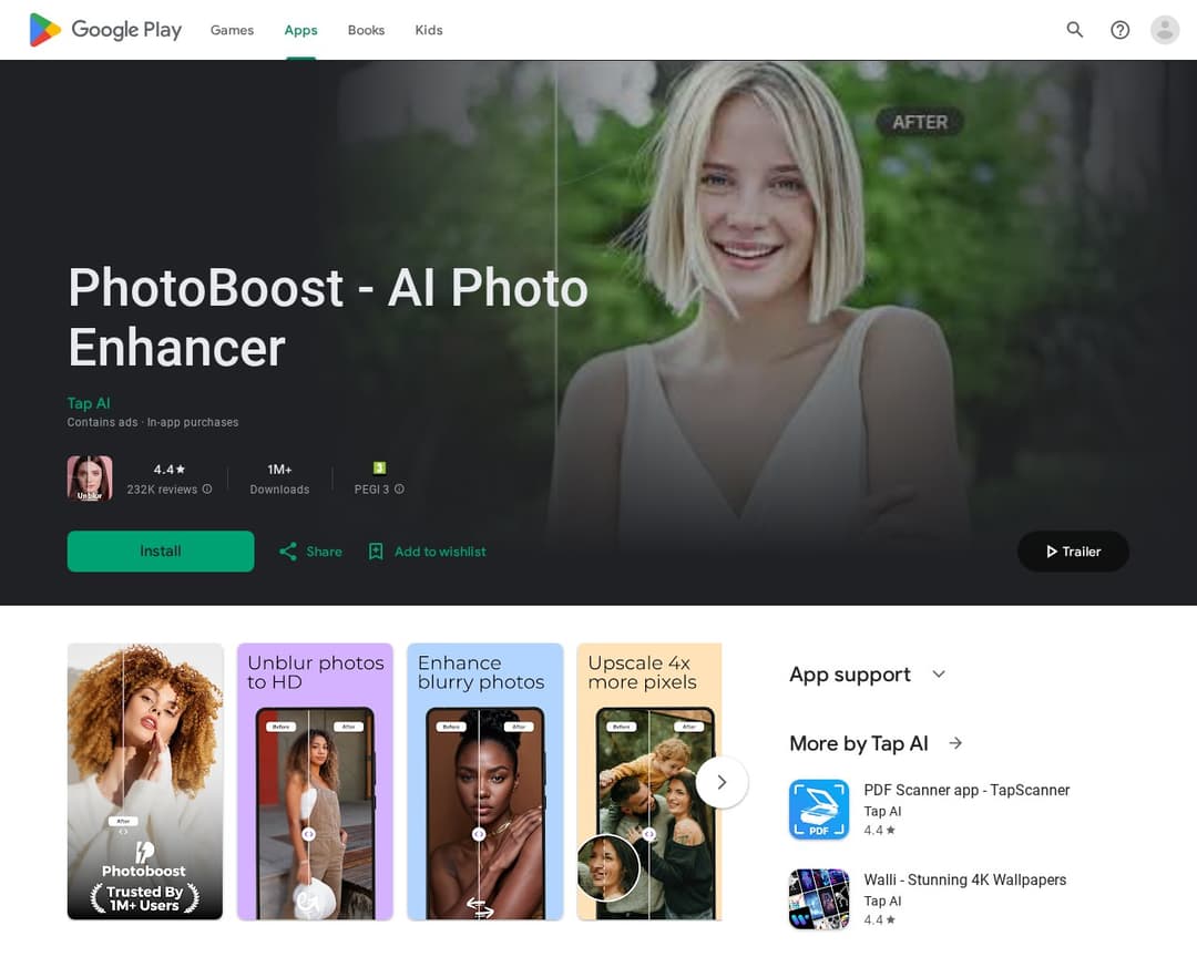 PhotoBoost - AI Photo Enhancer