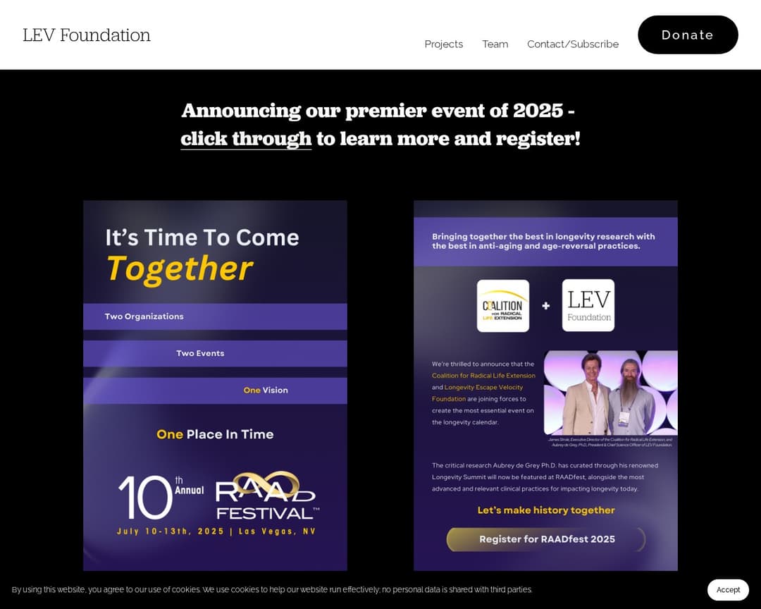 Longevity Escape Velocity Foundation