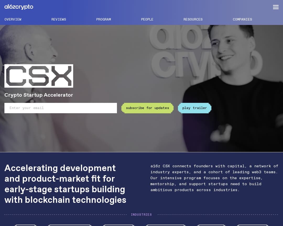 Crypto Startup Accelerator (CSX)