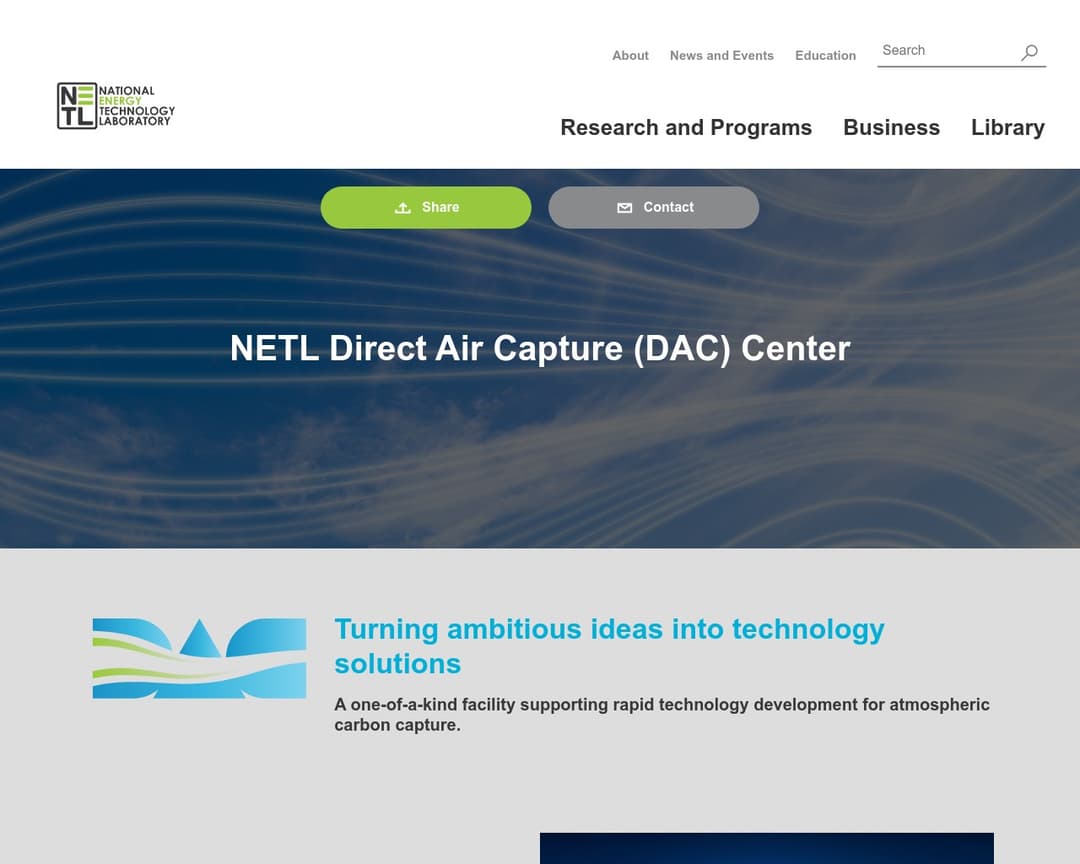 Direct Air Capture Center