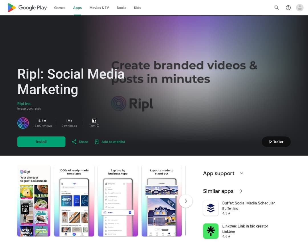 Ripl: Social Media Marketing