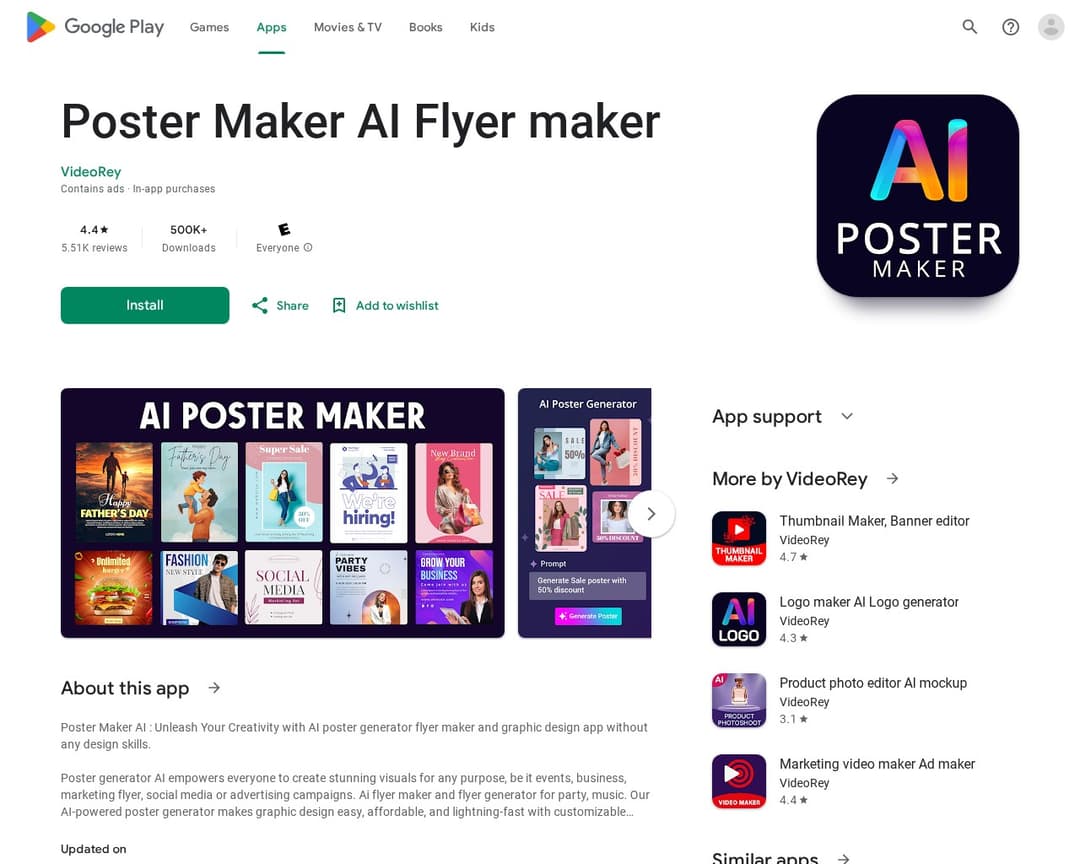 Poster Maker AI Flyer maker